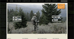 Desktop Screenshot of godscountrycamouflage.com